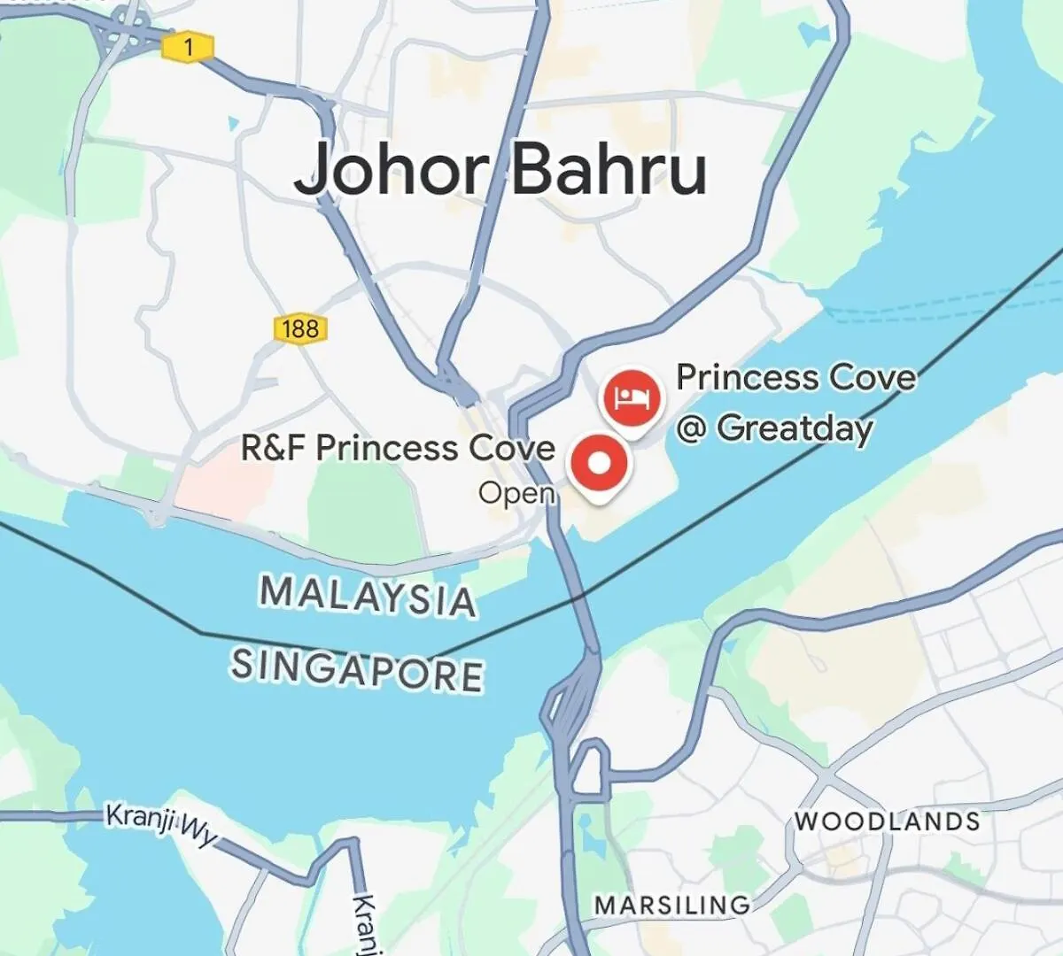 R&F Princess Cove By The Sea Johor Bahru 0*,